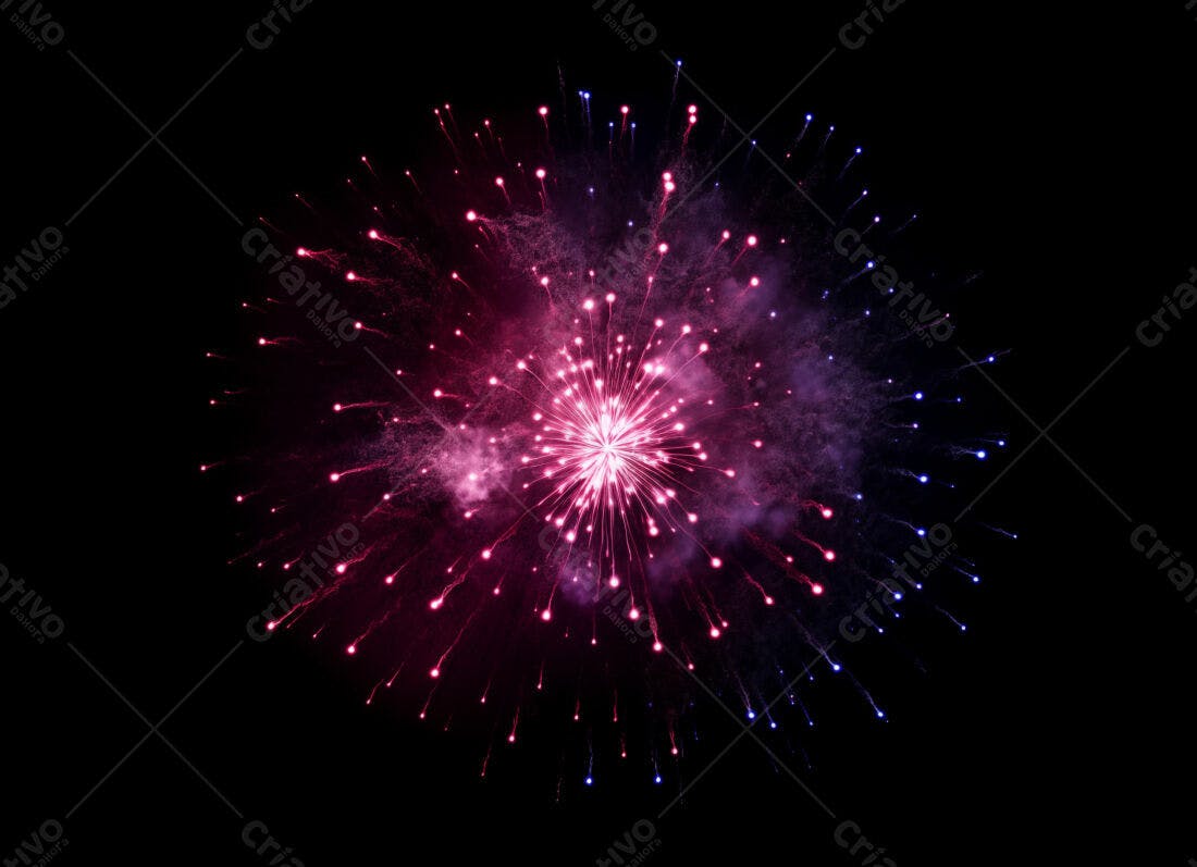 Textura Fogo de Artifício Rosa e Azul para Fundo