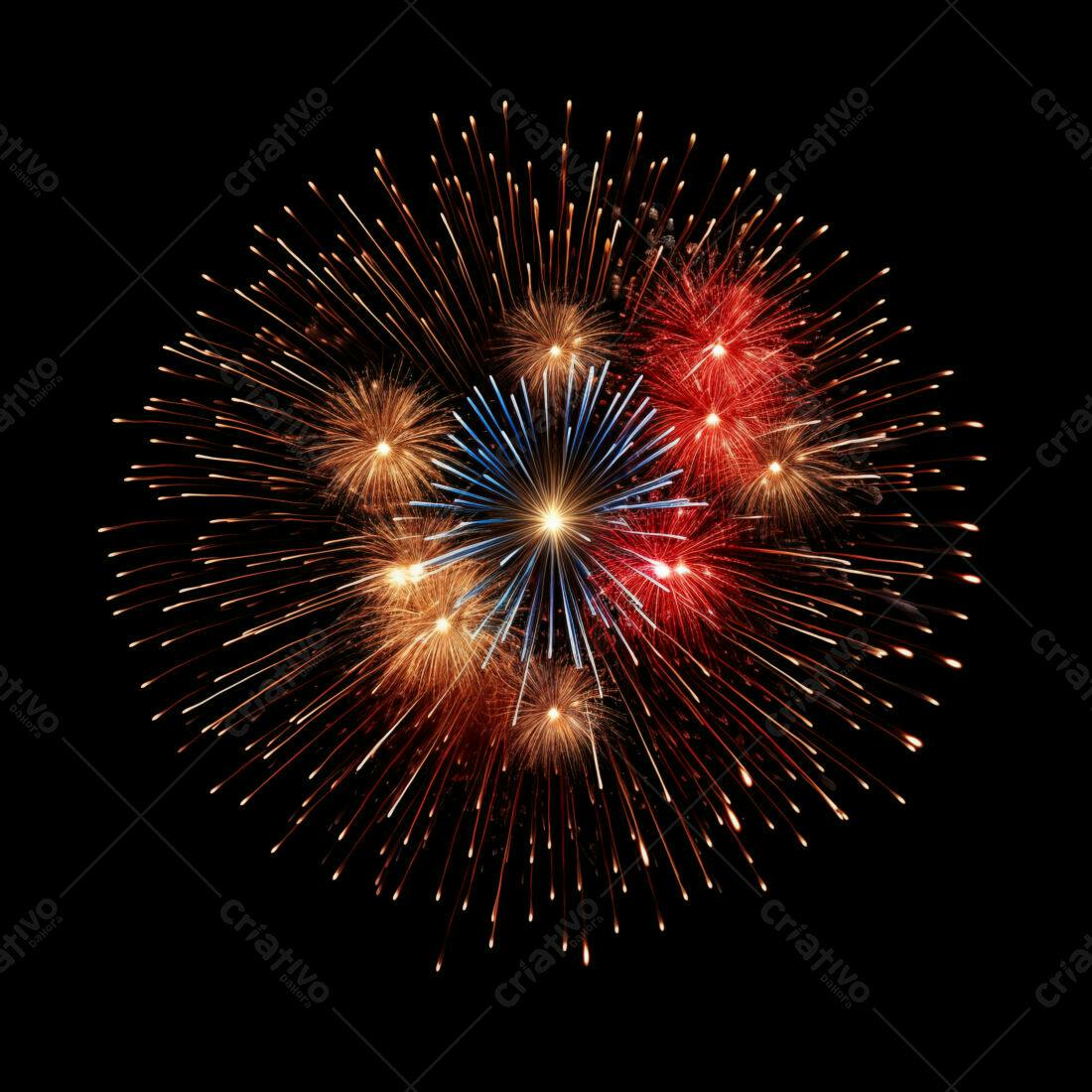 Textura Fogos de Artifício para Fundo