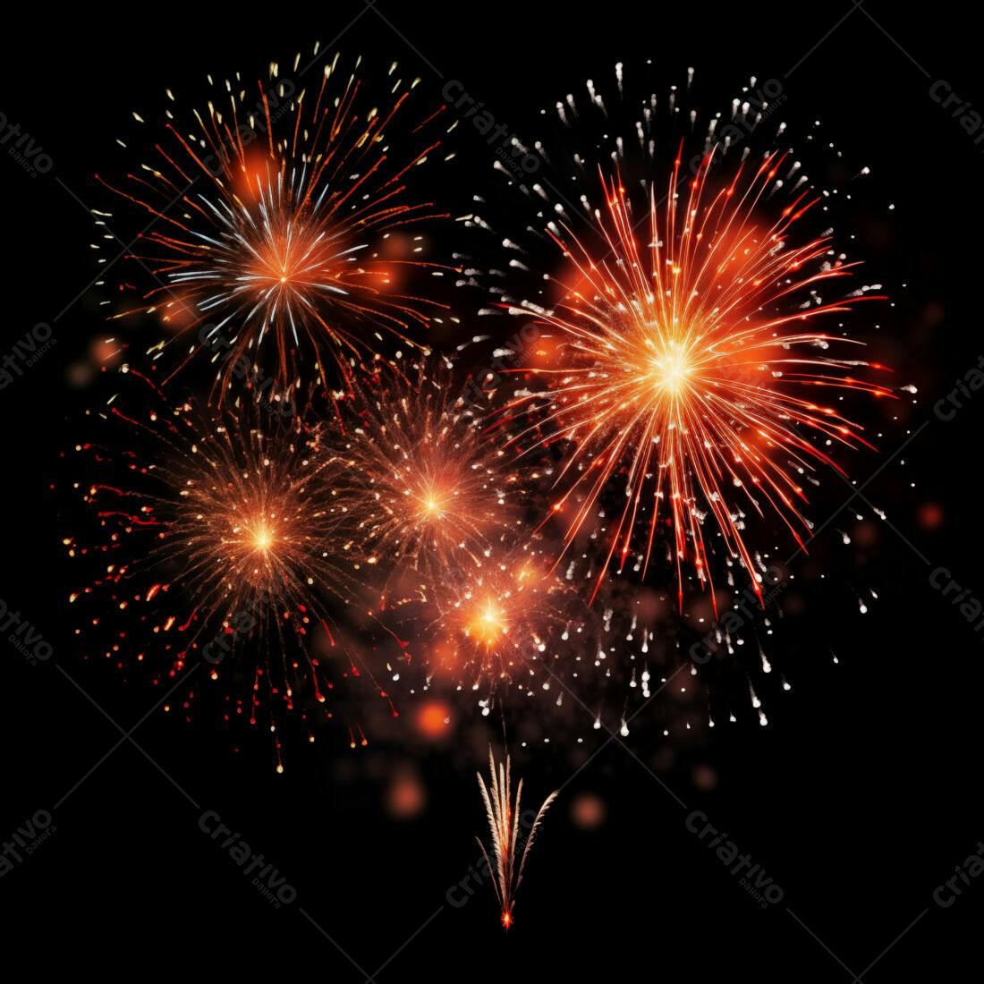 Textura Fogo de Artifício Vermelho para Fundo