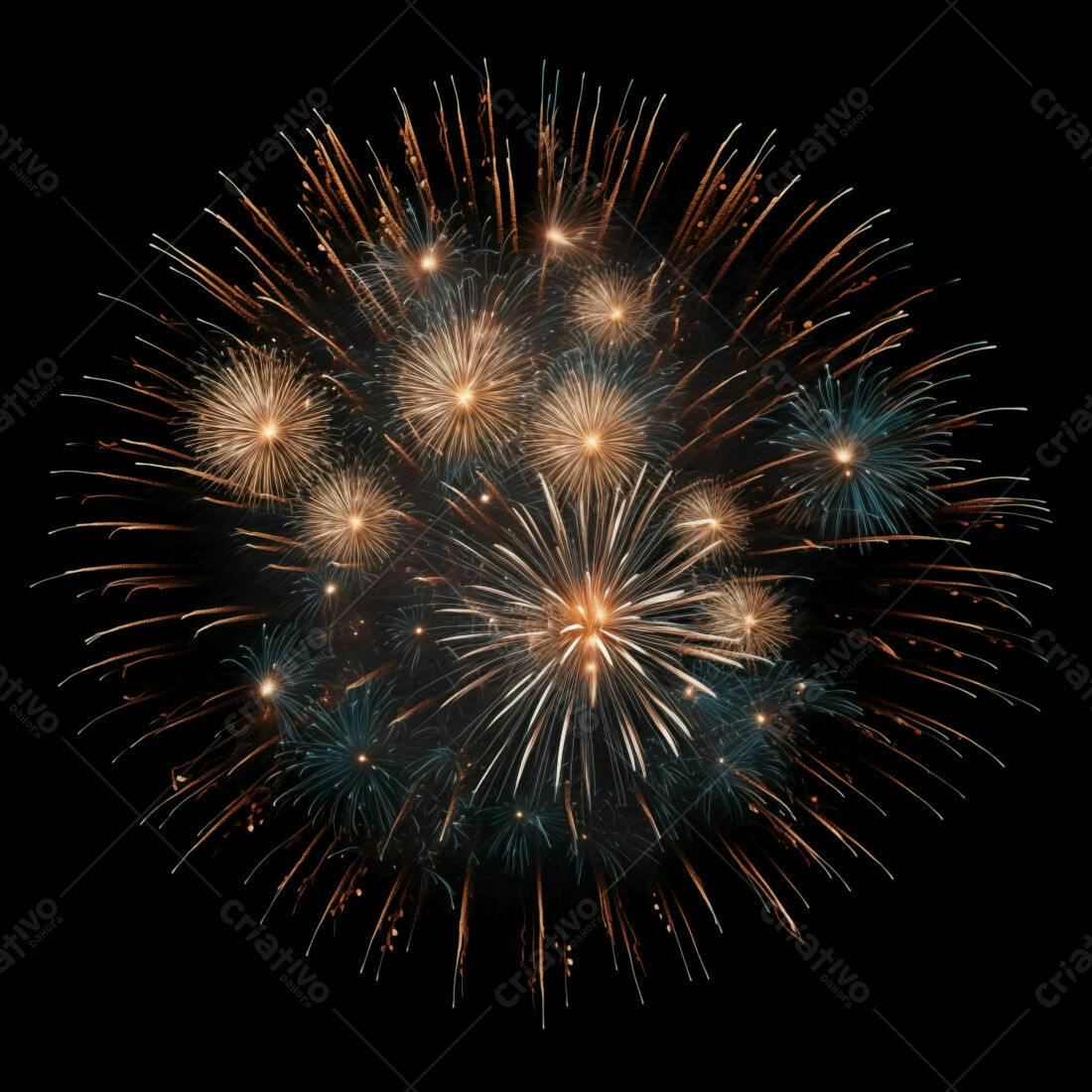 Textura Fogo de Artifício para Fundo