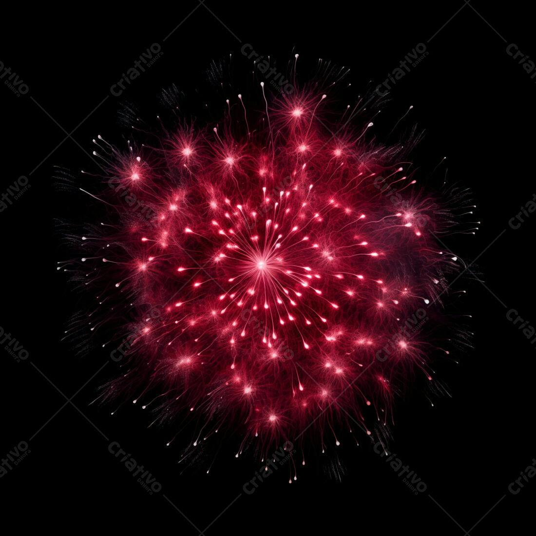 Textura Fogo de Artifício Vermelho para Fundo