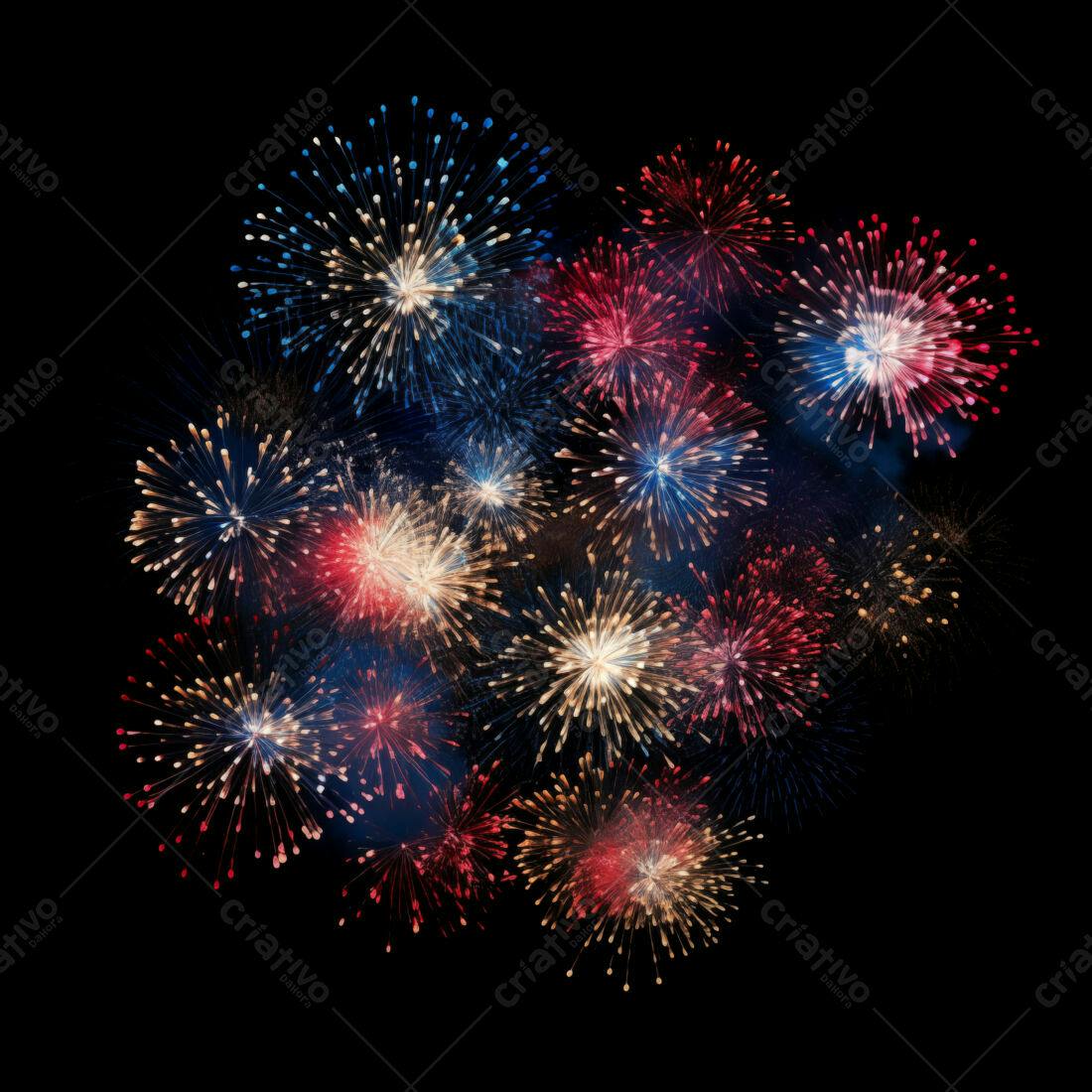 Textura Fogos de Artifício para Fundo