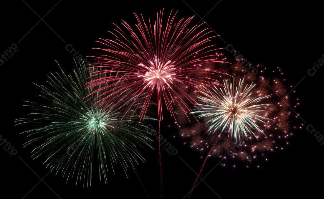 Textura Fogos de Artifício Coloridos para Fundo