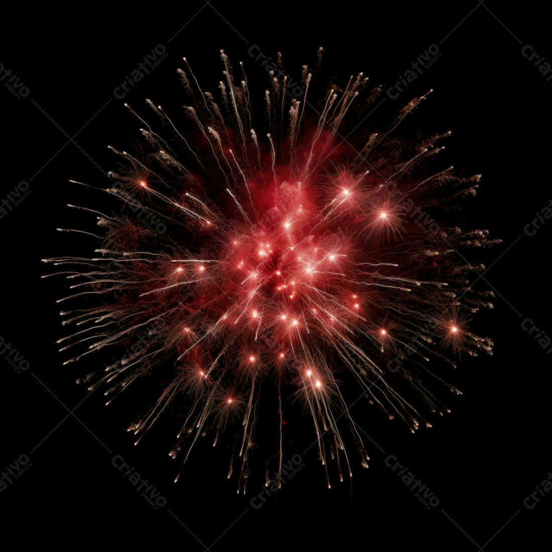 Textura Fogo de Artifício Vermelho para Fundo