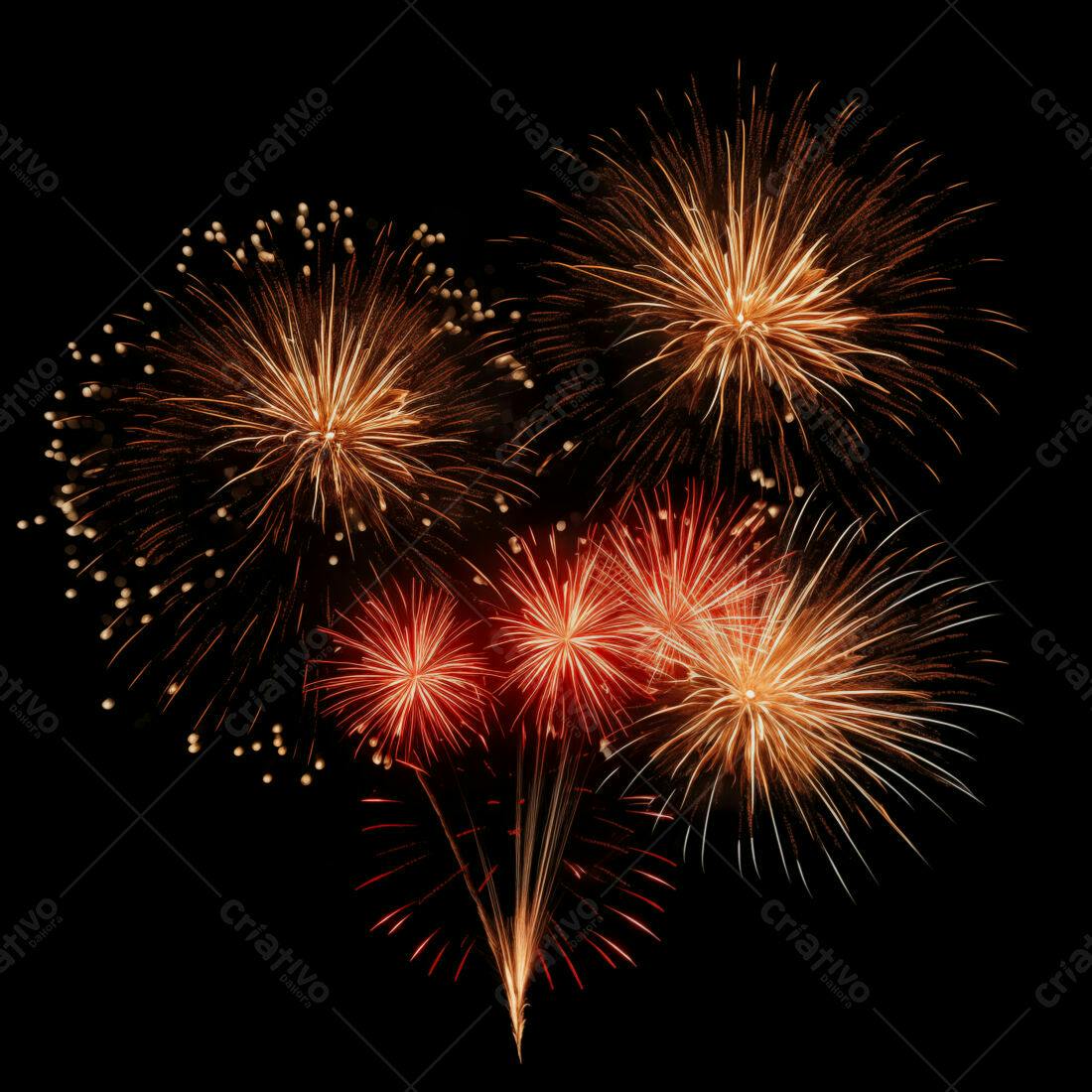 Textura Fogo de Artifício para Fundo