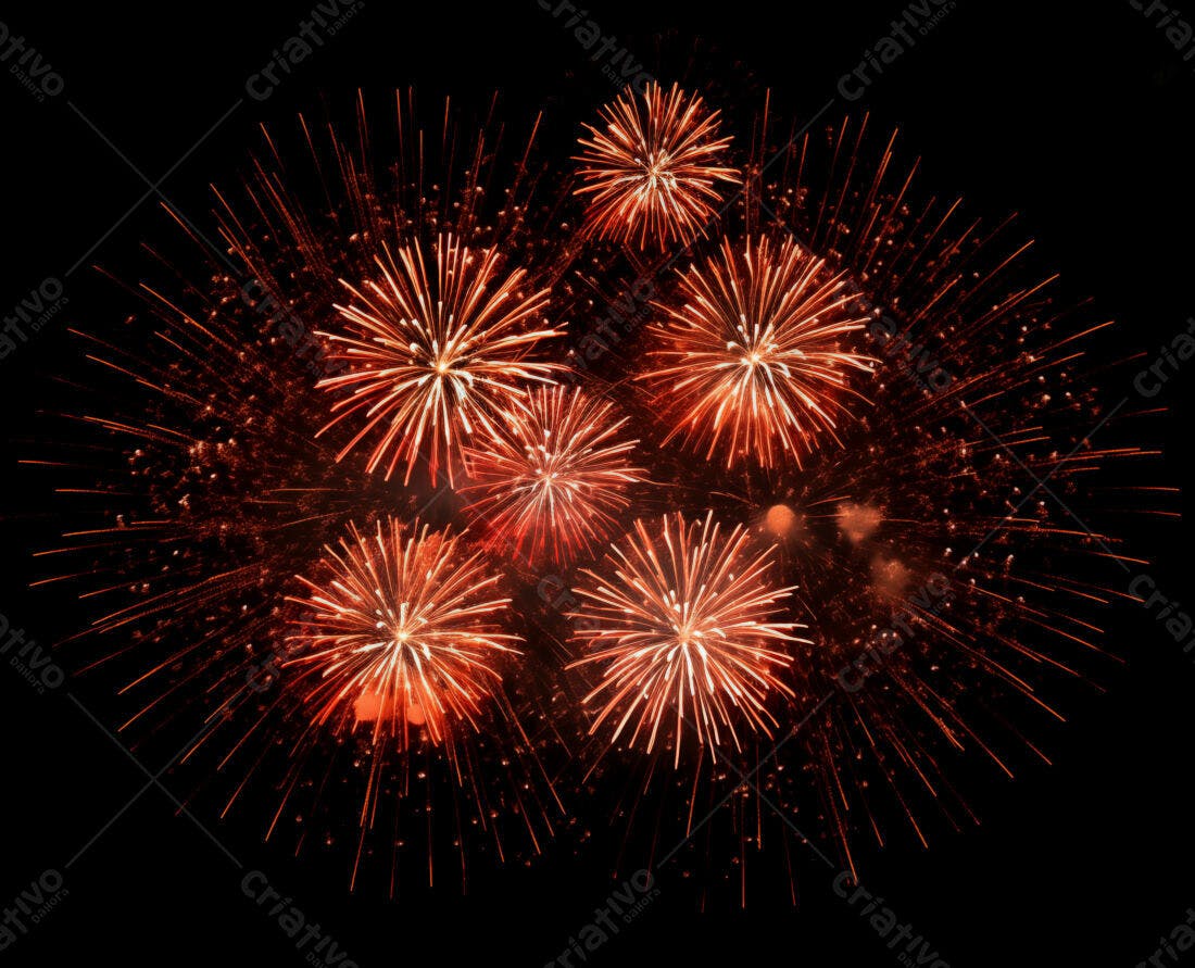 Textura Fogo de Artifício Vermelho para Fundo
