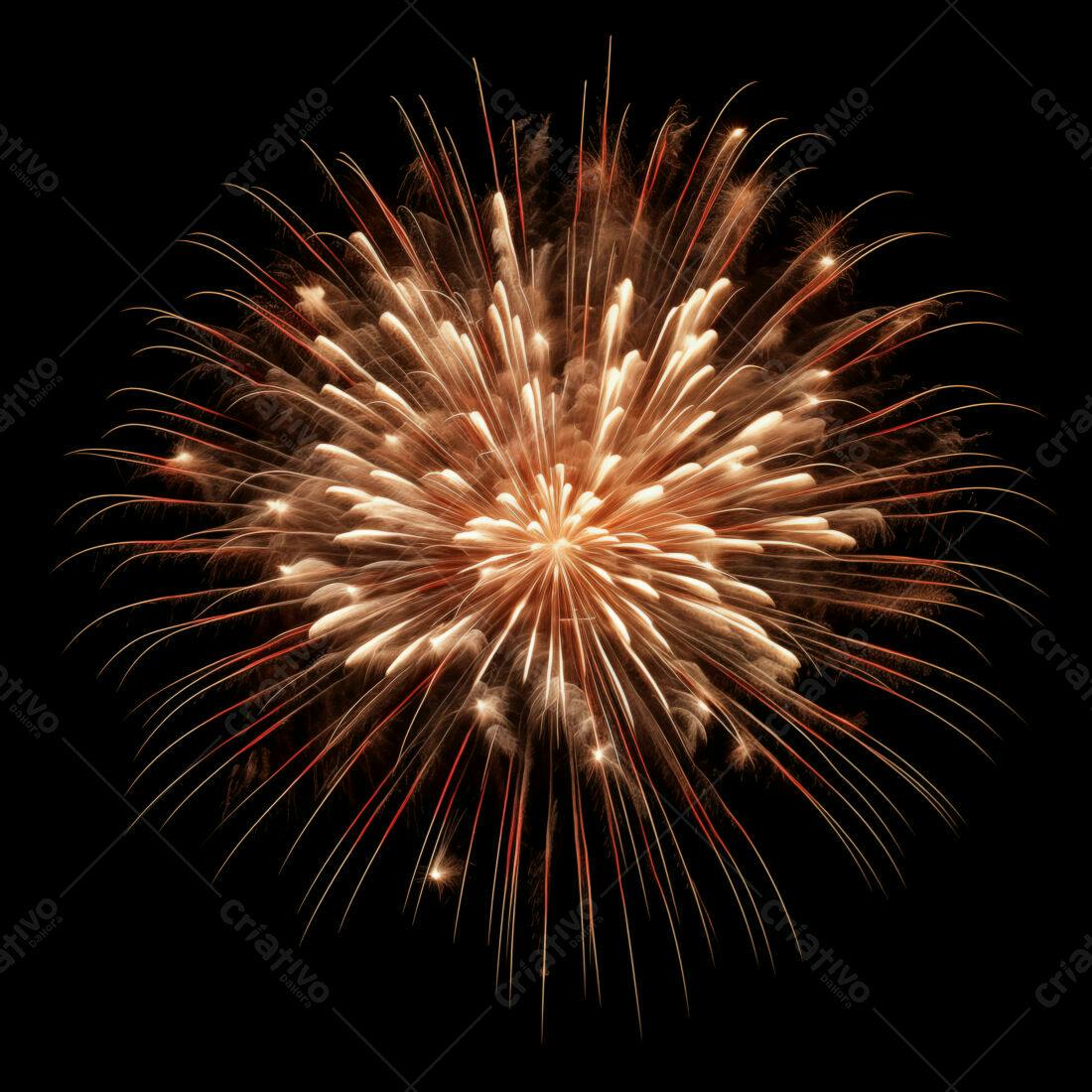 Textura Fogo de Artifício Dourado para Fundo