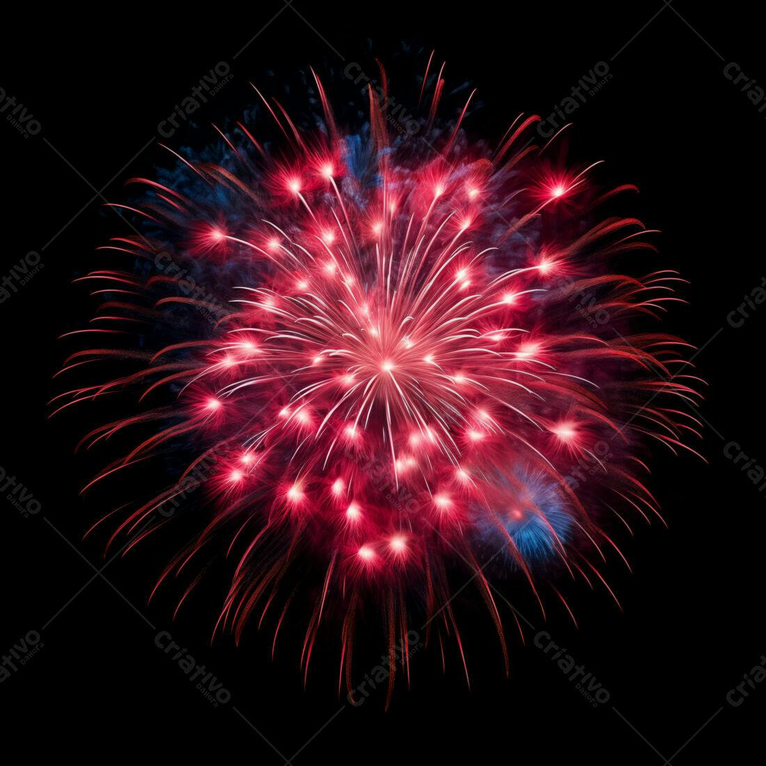 Textura Fogos de Artifício Vermelhos para Fundo