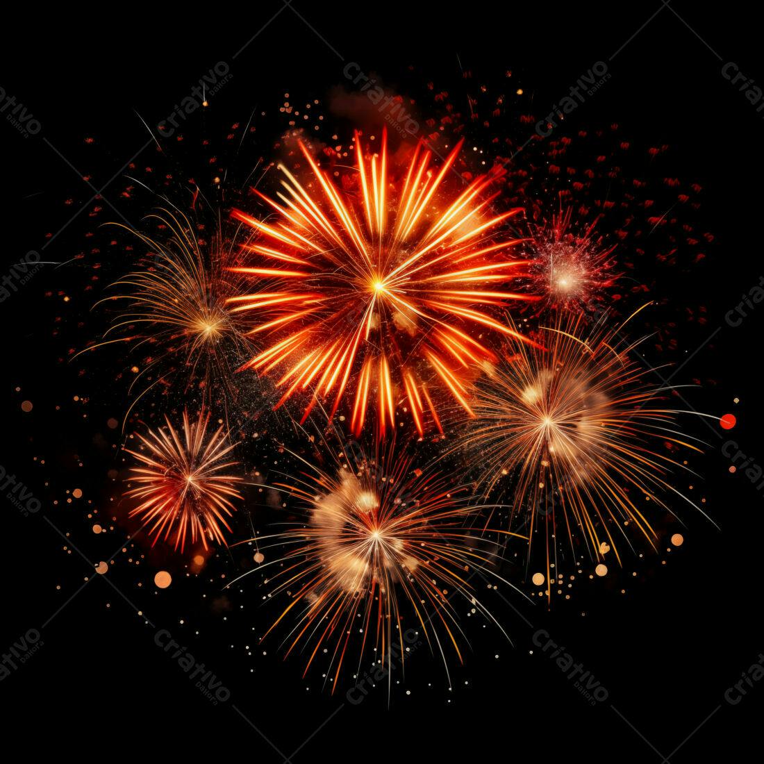 Textura Fogo de Artifício Vermelho para Fundo