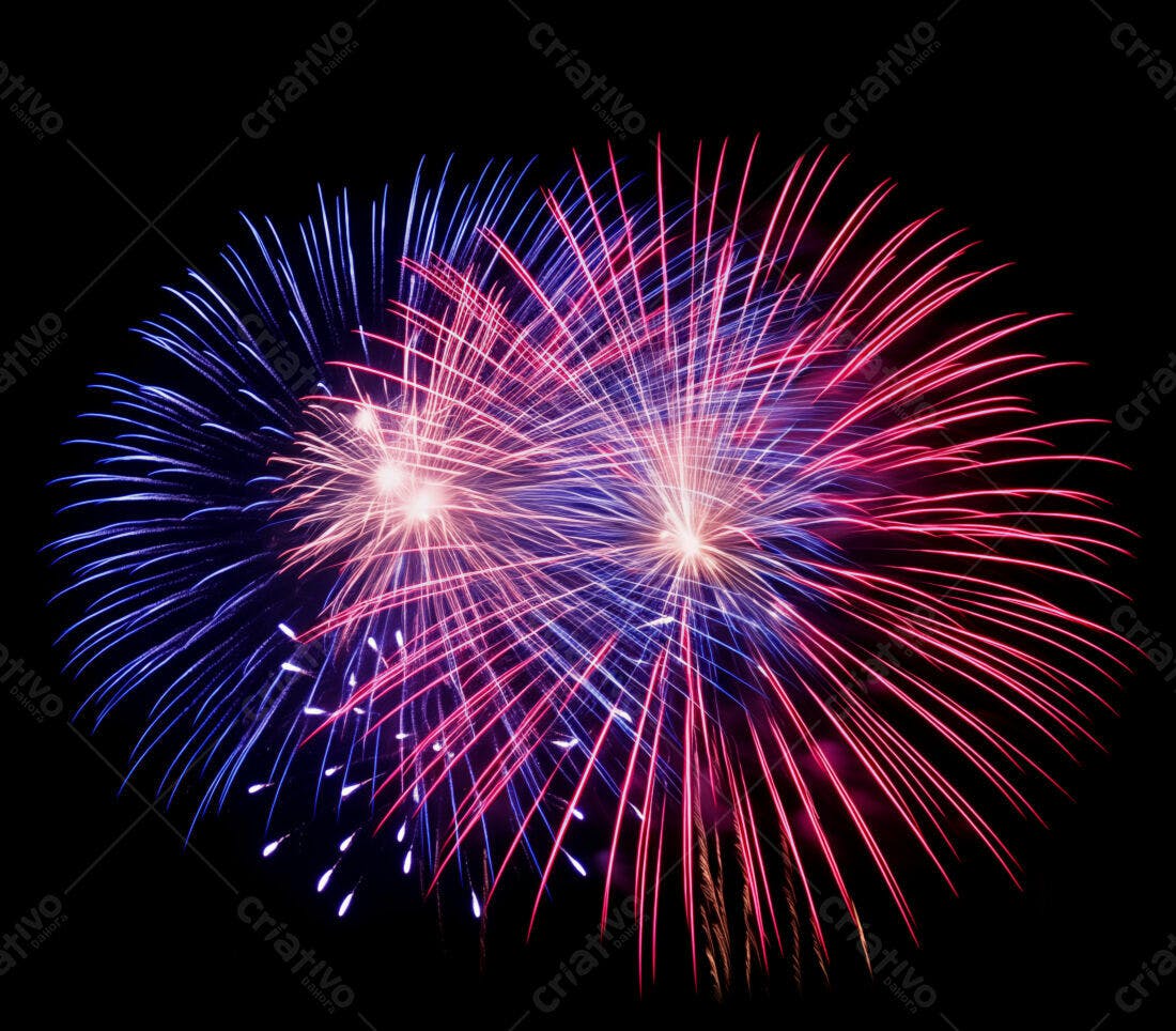 Textura Fogo de Artifício Rosa e Azul para Fundo