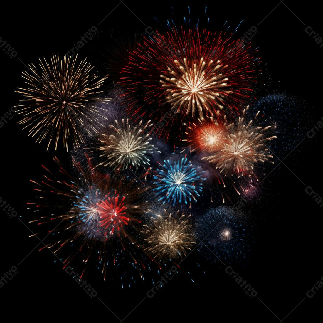 Textura fogos de artifício coloridos para fundo