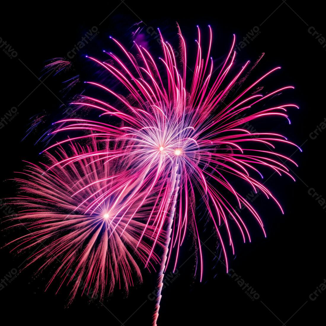 Textura Fogo de Artifício Rosa e Roxo para Fundo