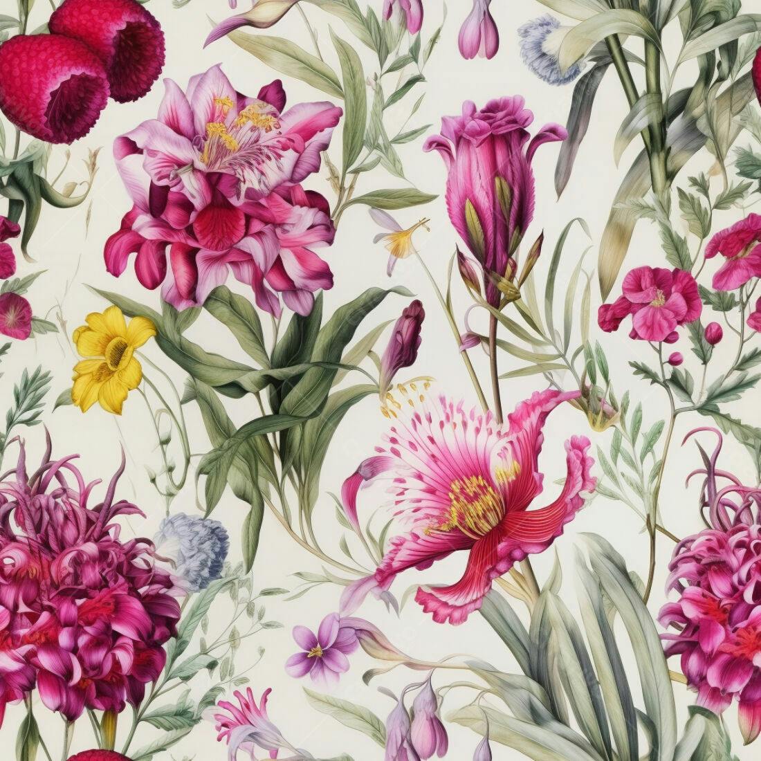 Textura floral romântica para papel de parede