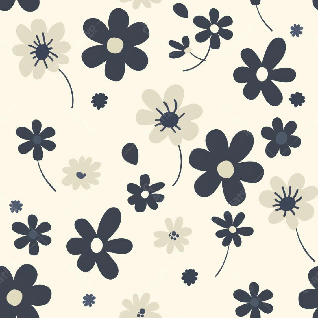 Textura floral romântica para fundo