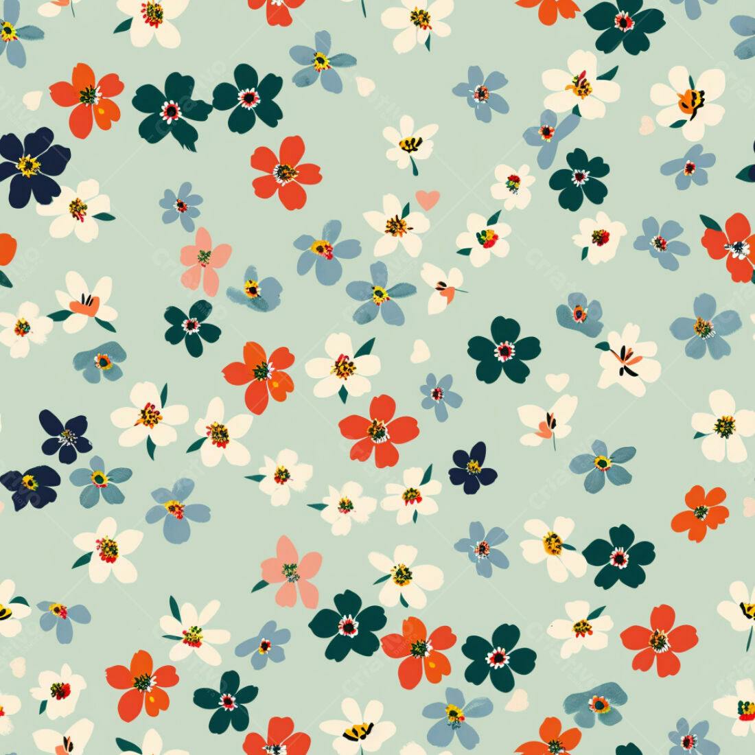 Textura floral delicada para fundo