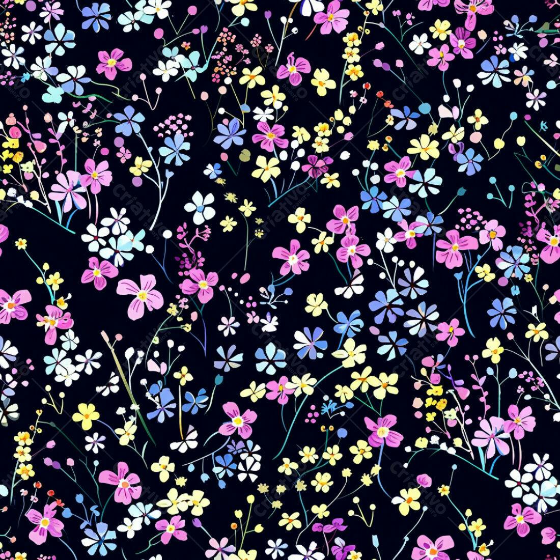 Textura floral romântica para papel de parede