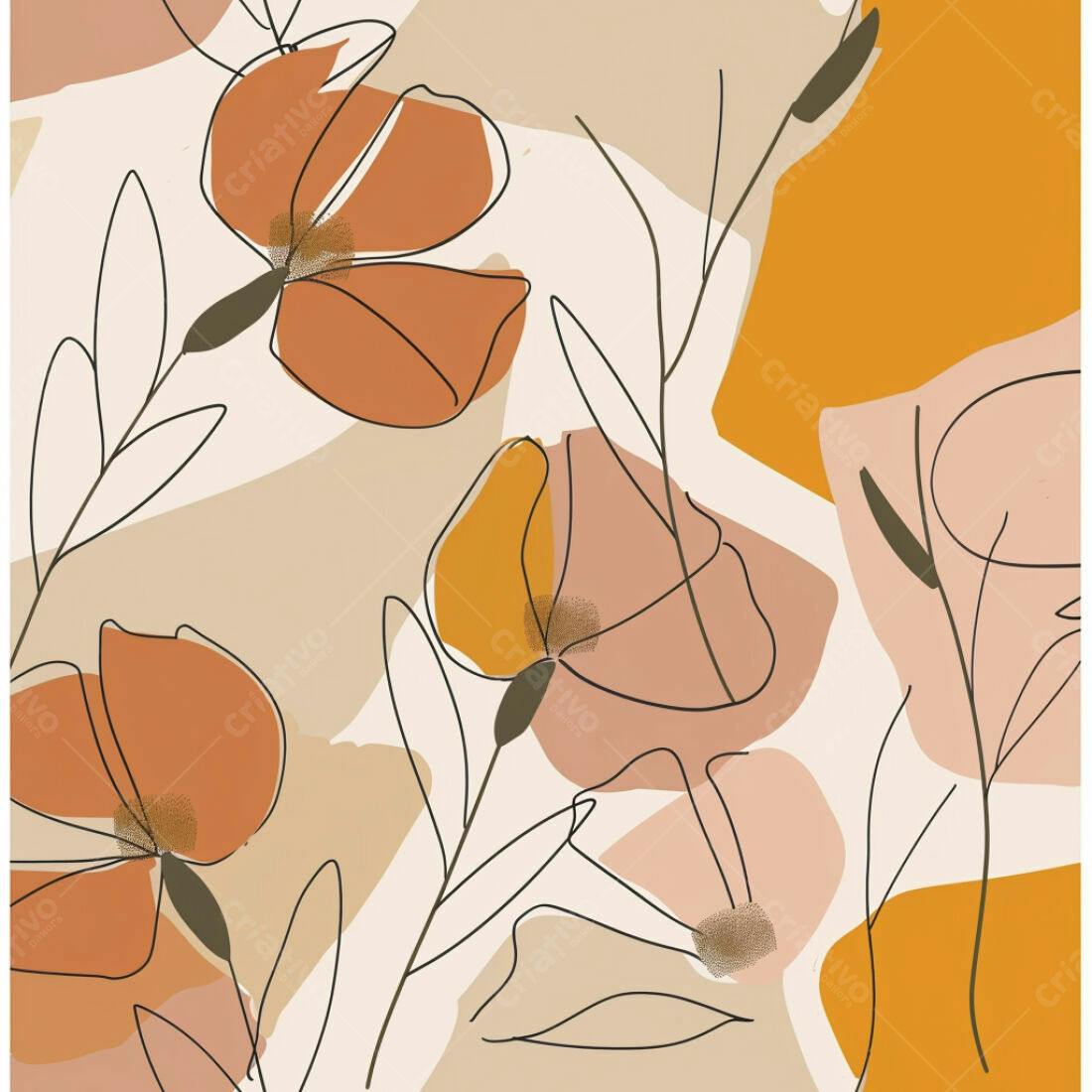Textura floral abstrata para fundo