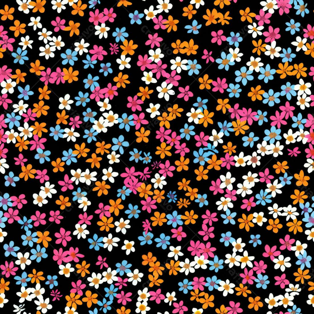 Textura floral colorida para fundo