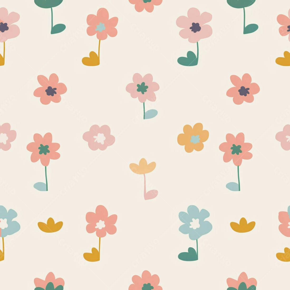 Textura floral pastel para fundo