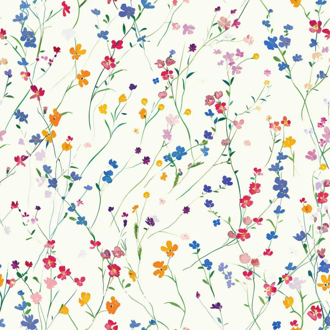 Textura floral colorida para papel de parede