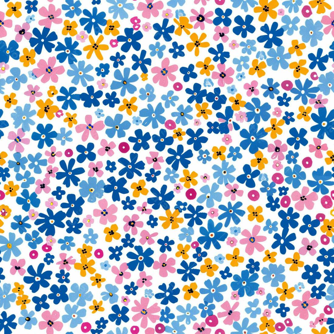 Textura floral colorida para fundo