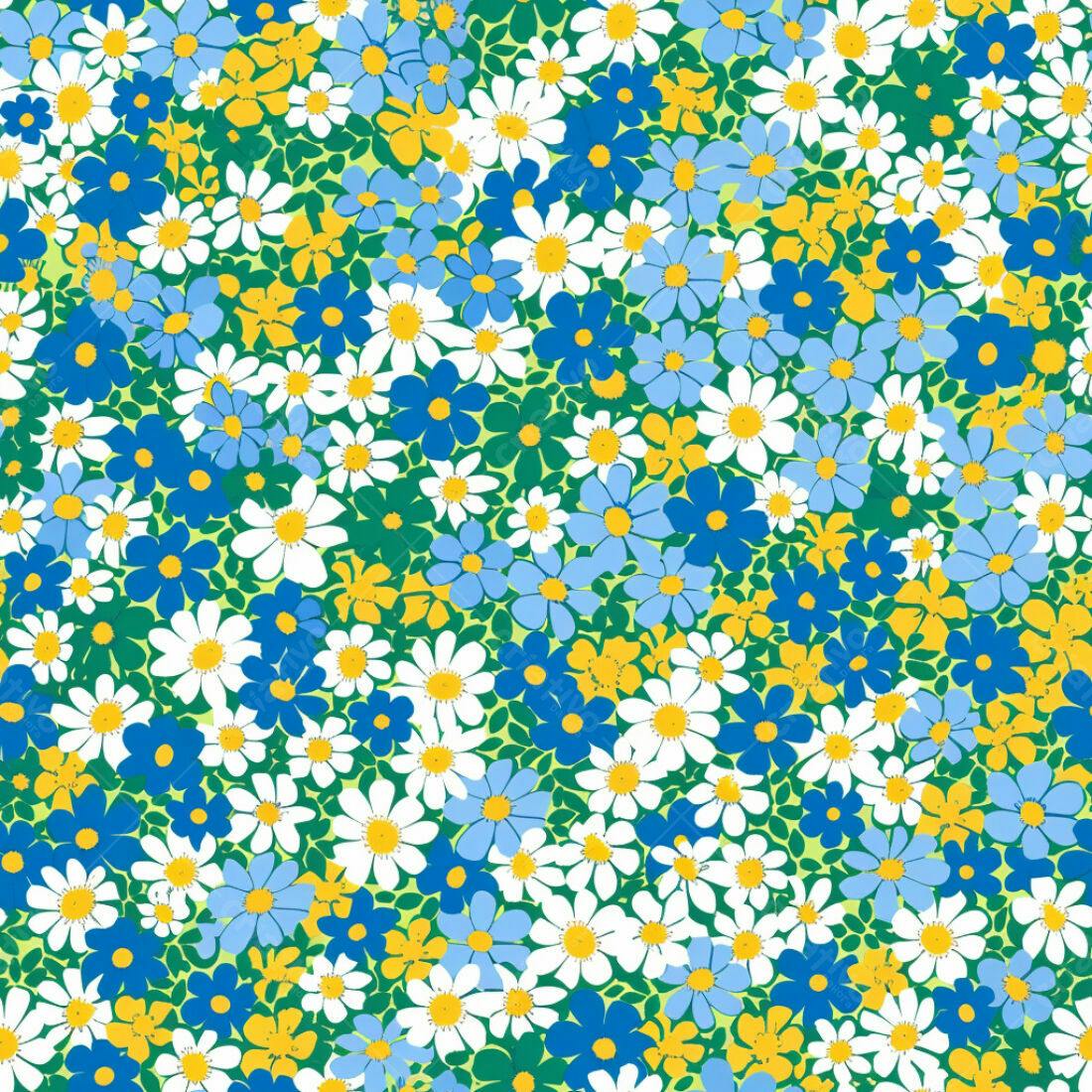 Textura floral margaridas para papel de parede