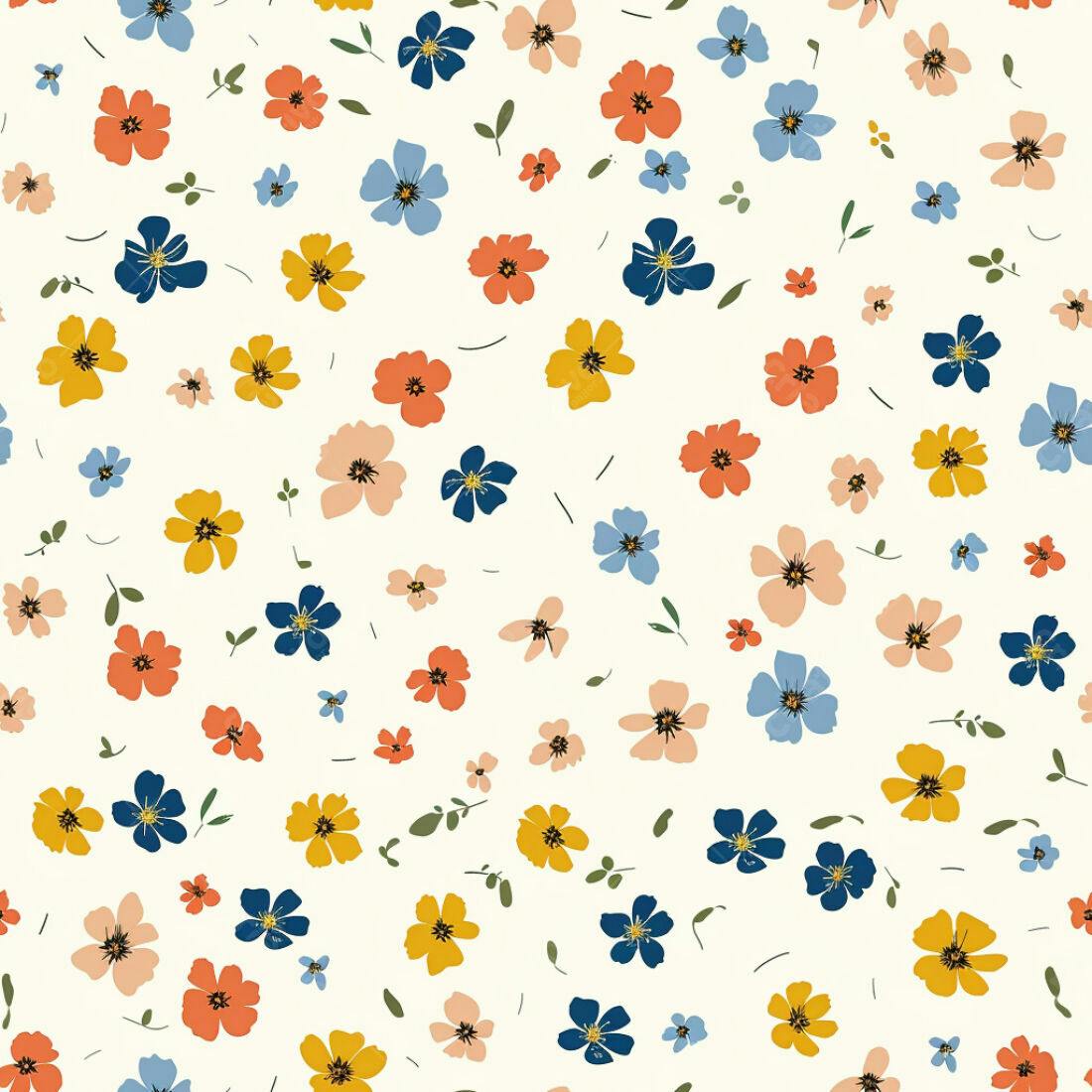 Textura floral delicada para papel de parede