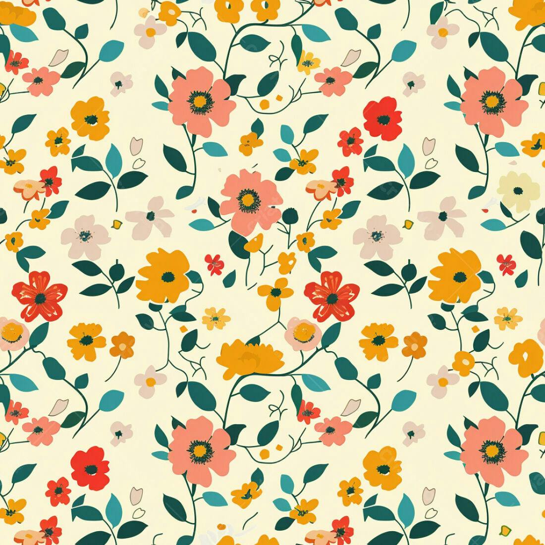Textura floral romântica para papel de parede