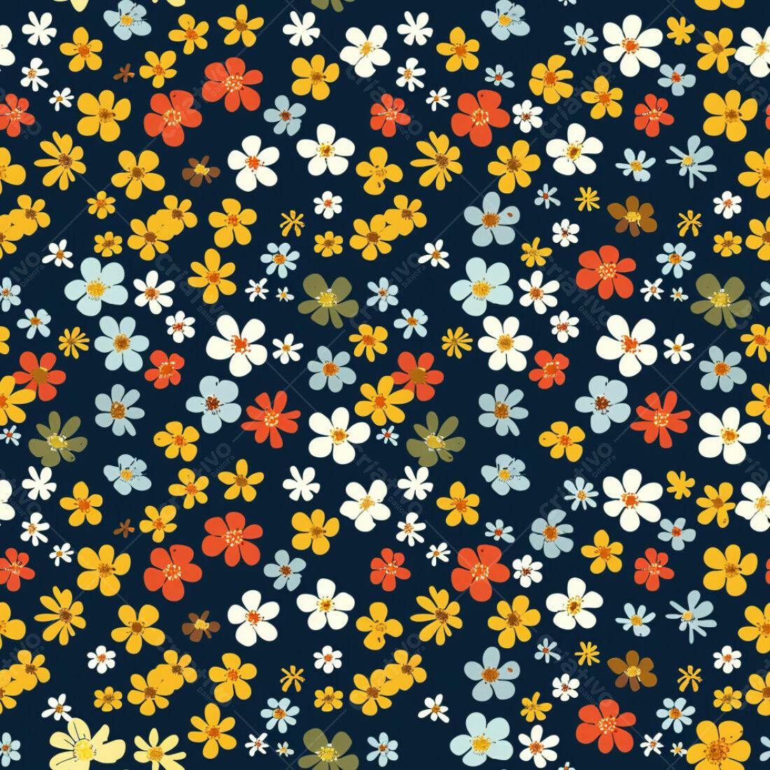 Textura floral vintage para fundo