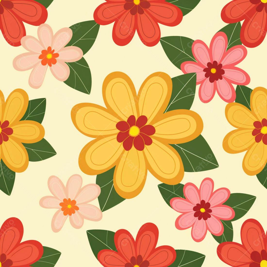 Textura floral vintage para fundo