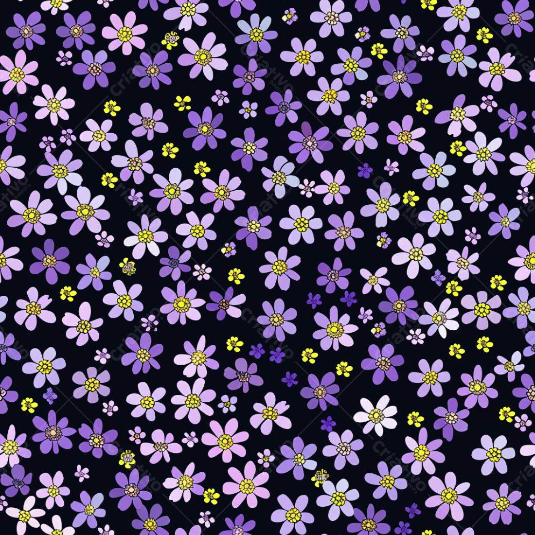 Textura floral lilás e roxo para fundo