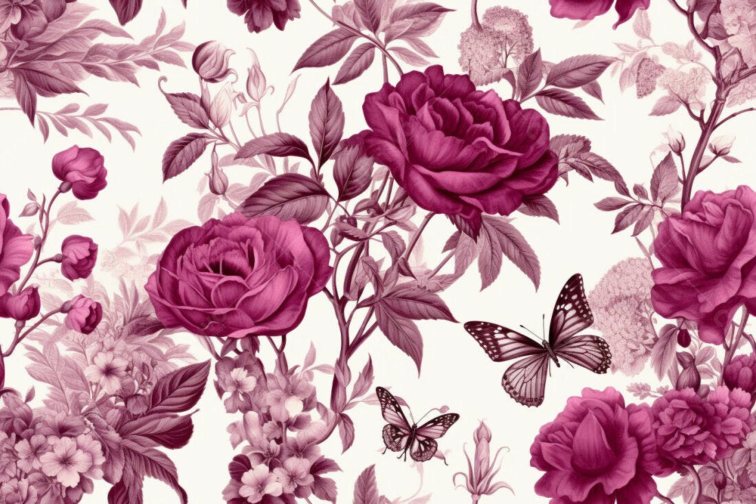 Textura floral rosas vinhos para papel de parede
