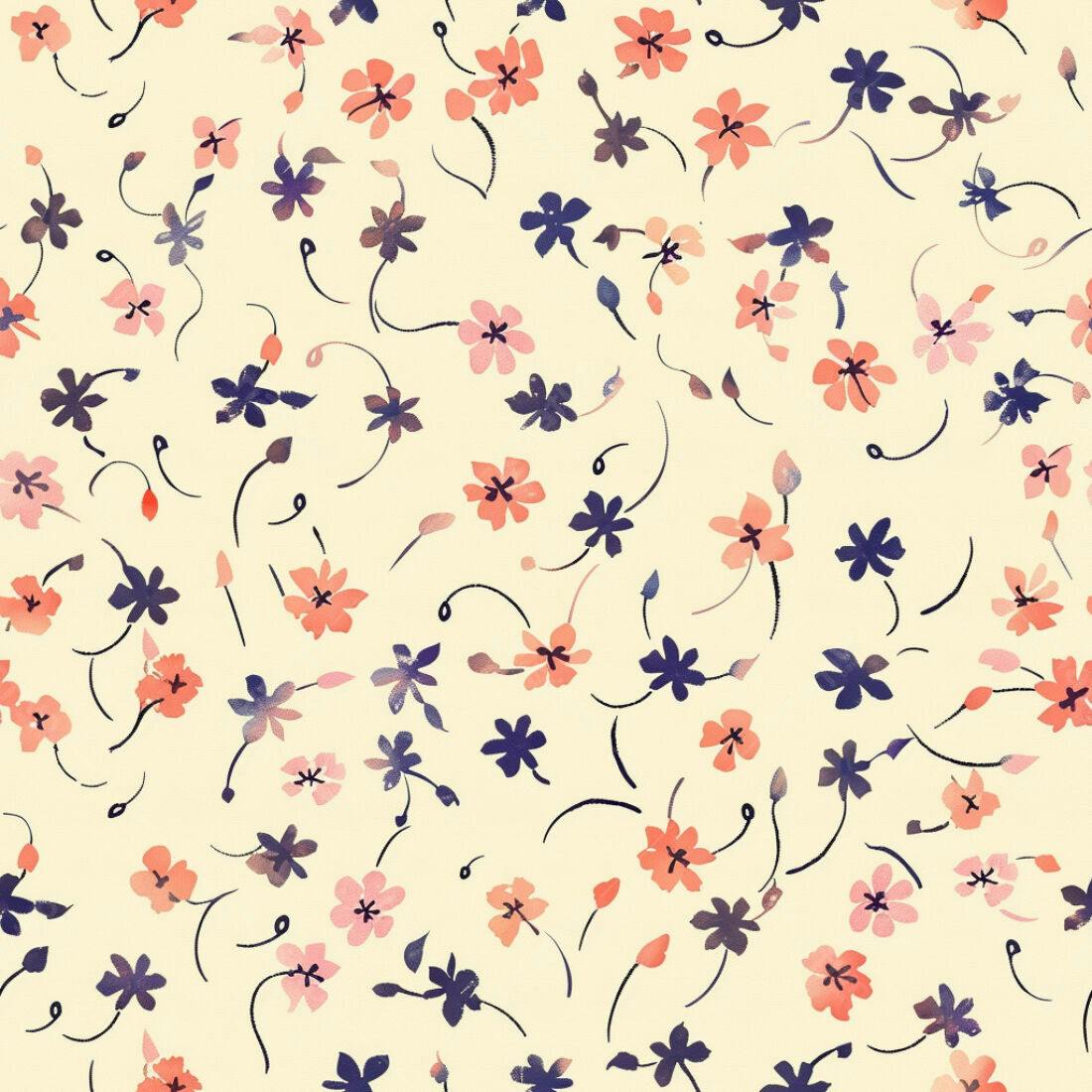 Textura floral delicada para fundo