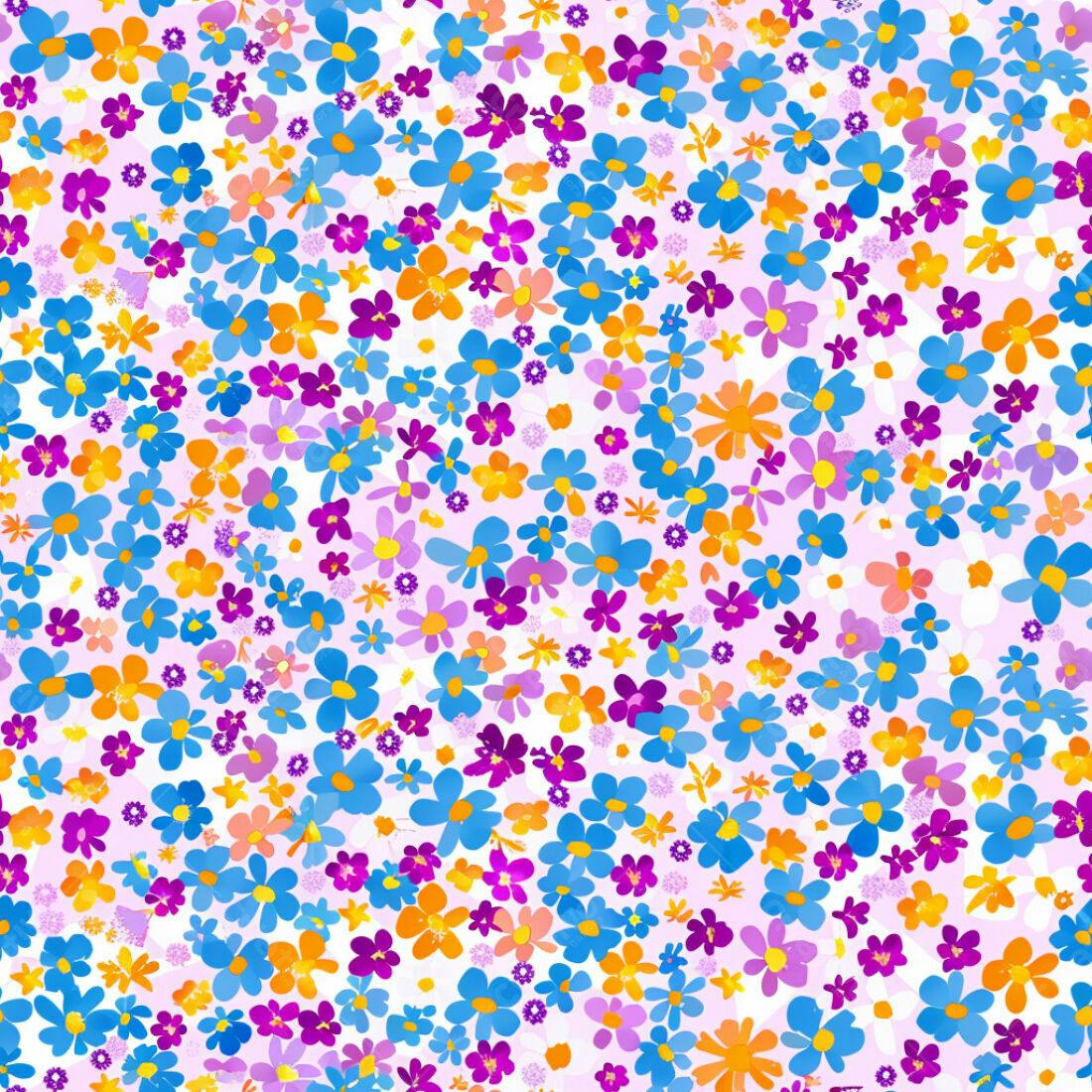 Textura floral colorida para fundo