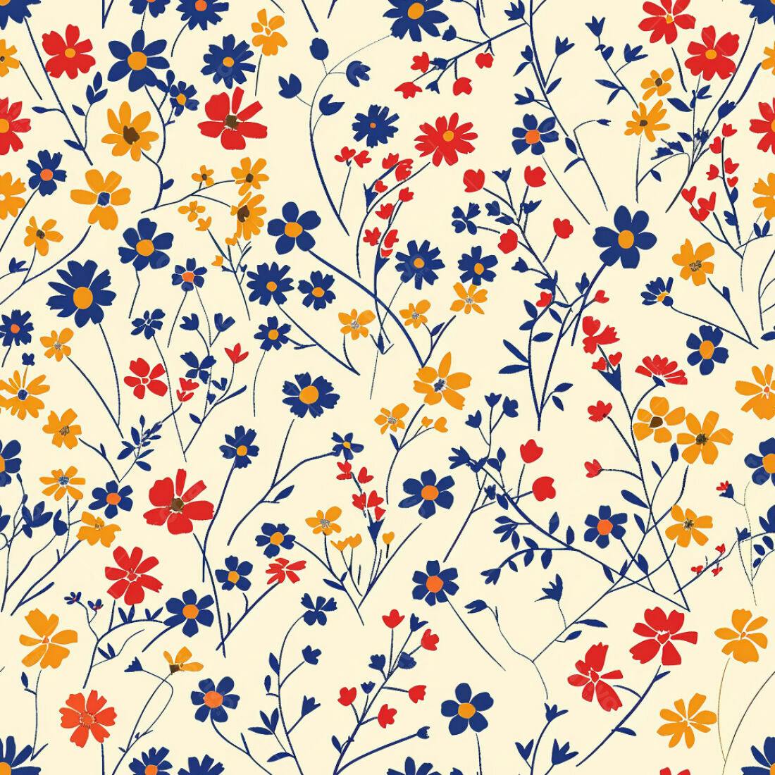 Textura floral para papel de parede