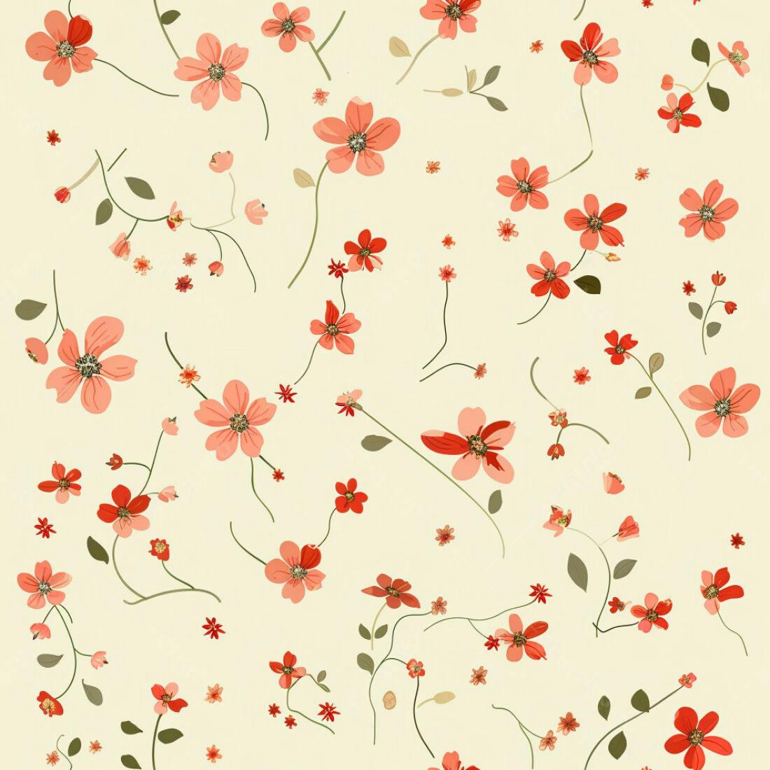 Textura floral romântica para papel de parede