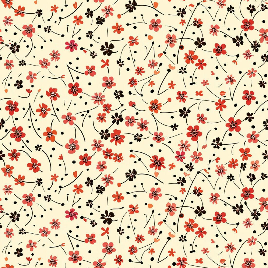 Textura floral delicada para papel de parede