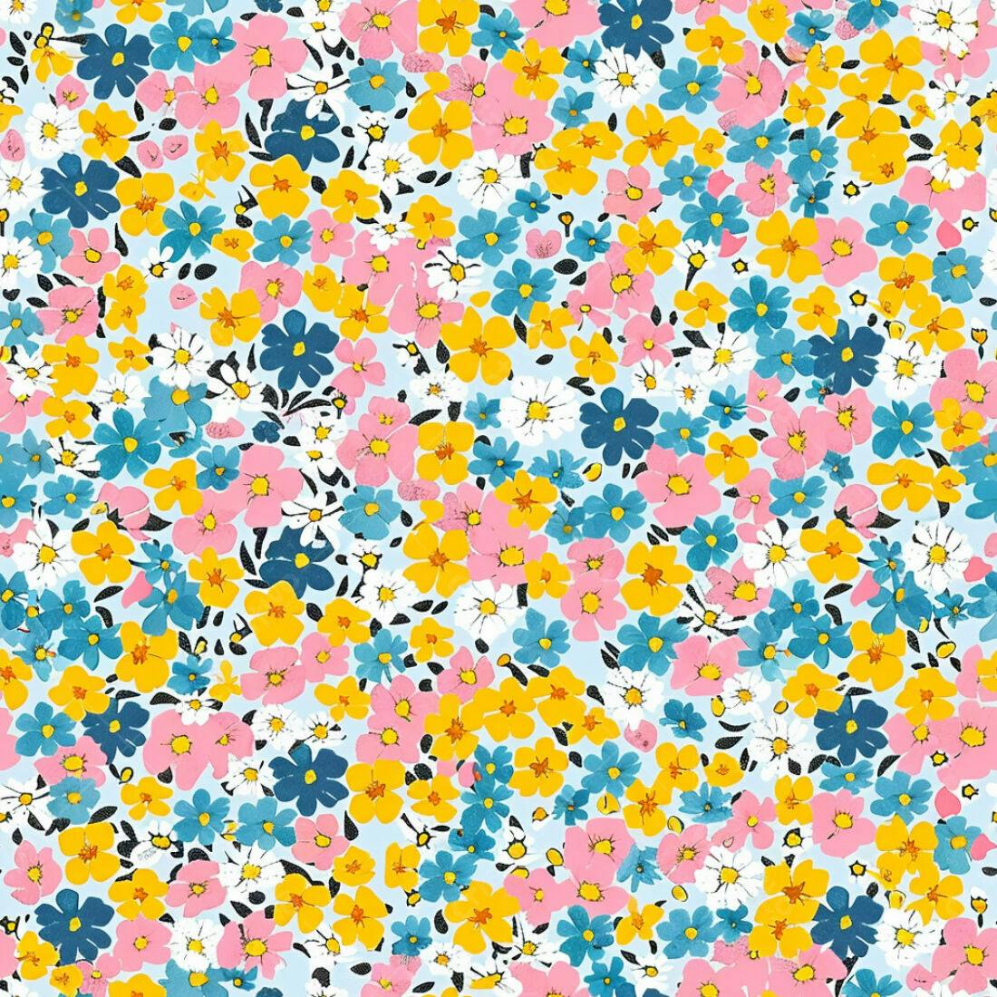 Textura floral romântica para papel de parede