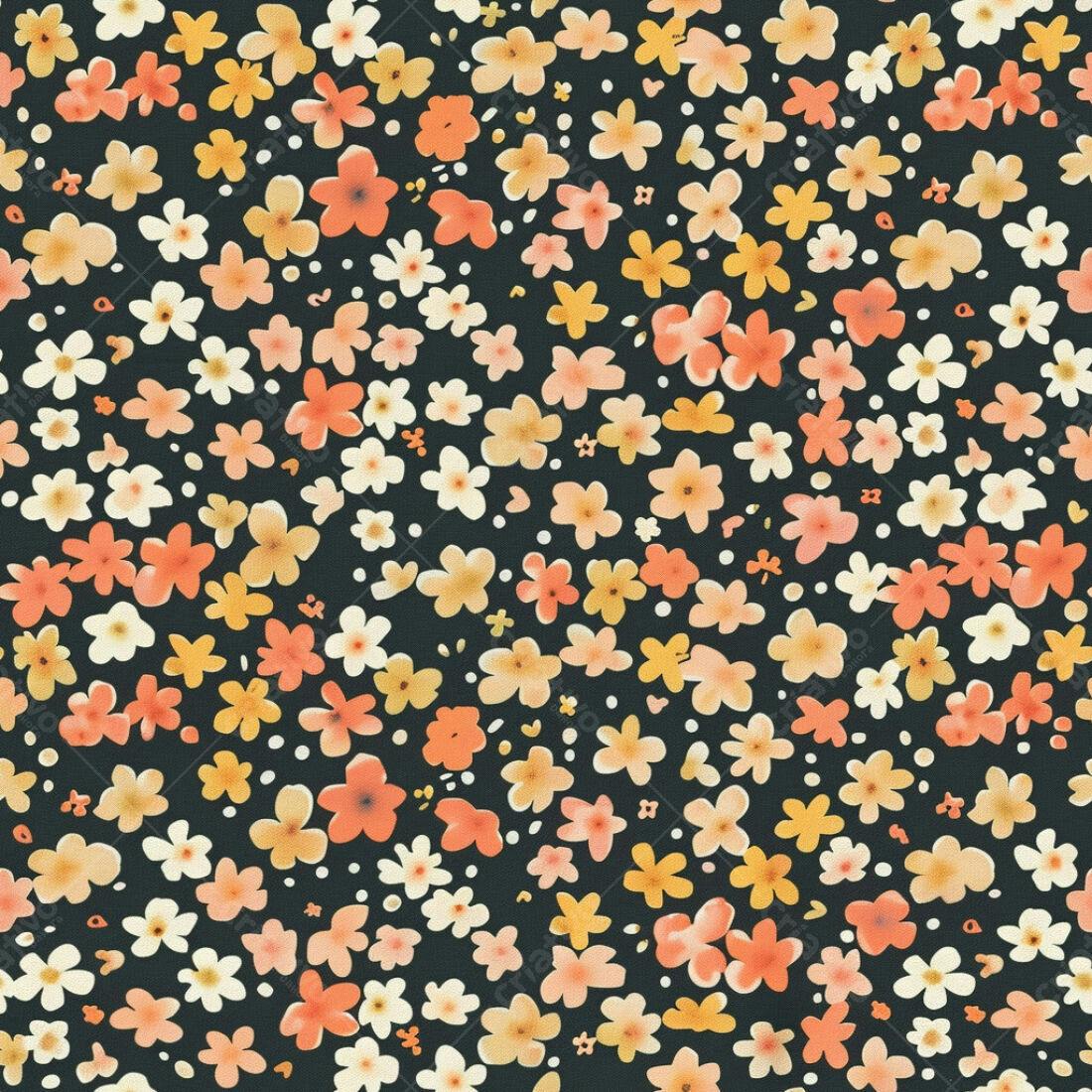 Textura floral romântica para papel de parede