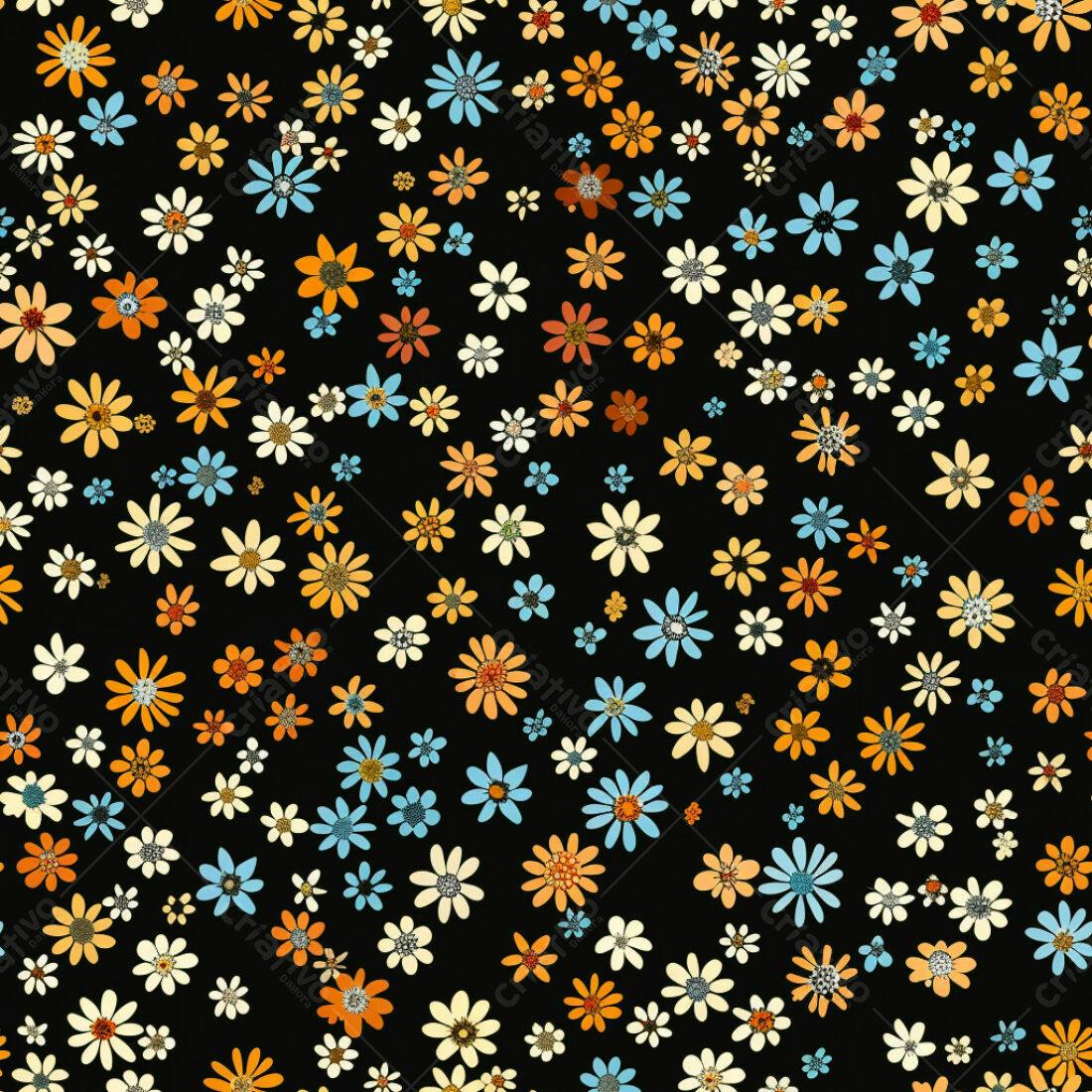 Textura floral vintage para fundo