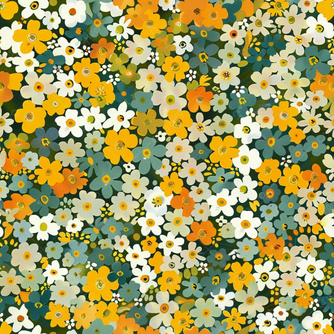 Textura floral colorida para fundo
