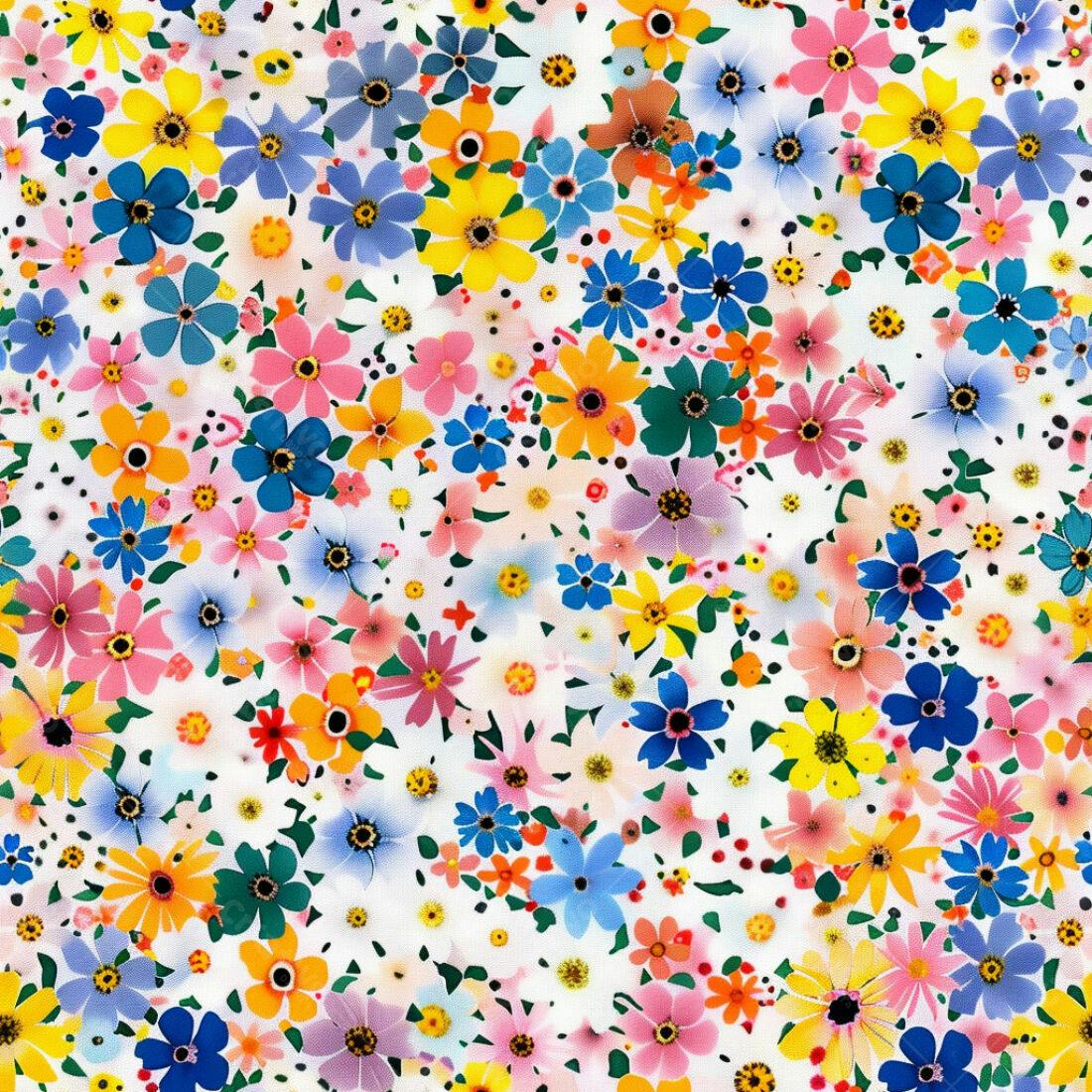 Textura floral colorida para fundo