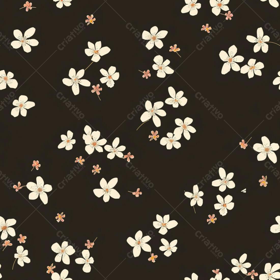 Textura floral romântica para papel de parede