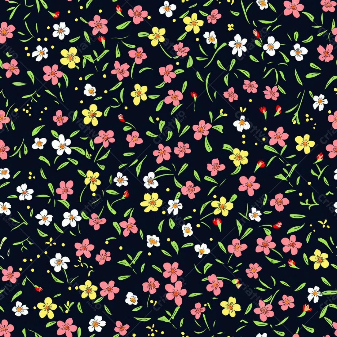 Textura floral romântica para papel de parede