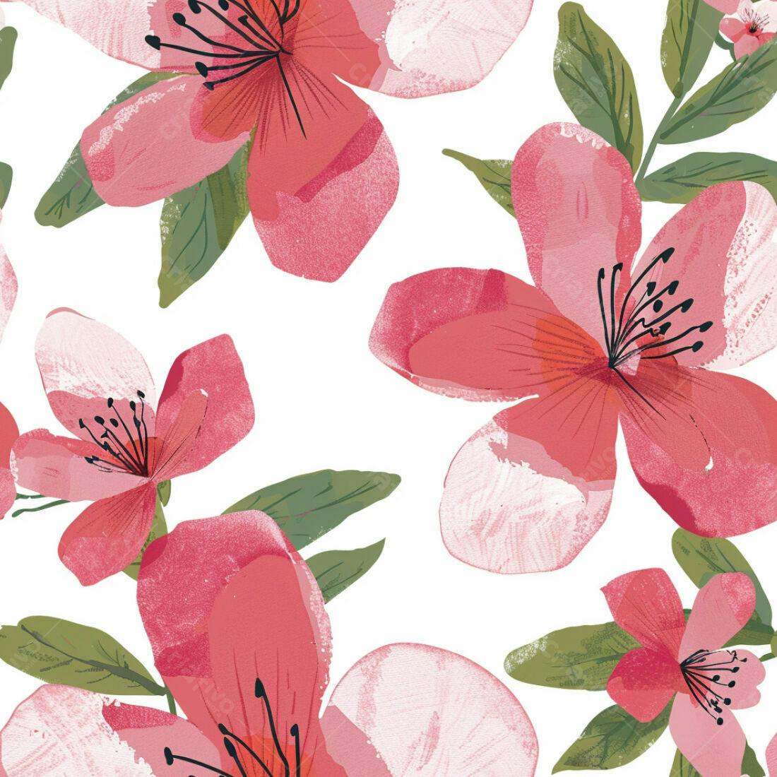 Textura floral rosa para papel de parede