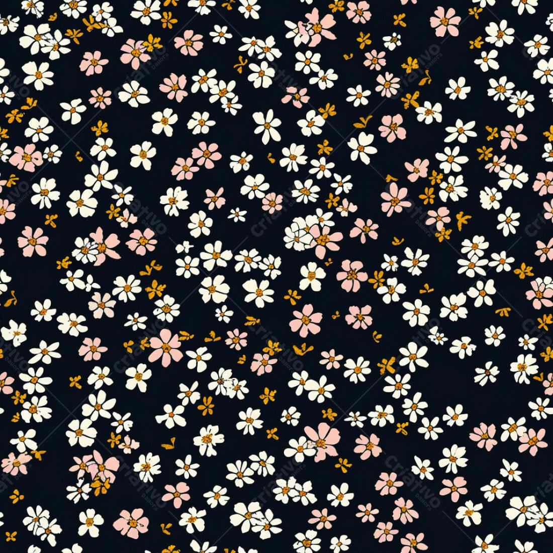 Textura floral romântica para papel de parede