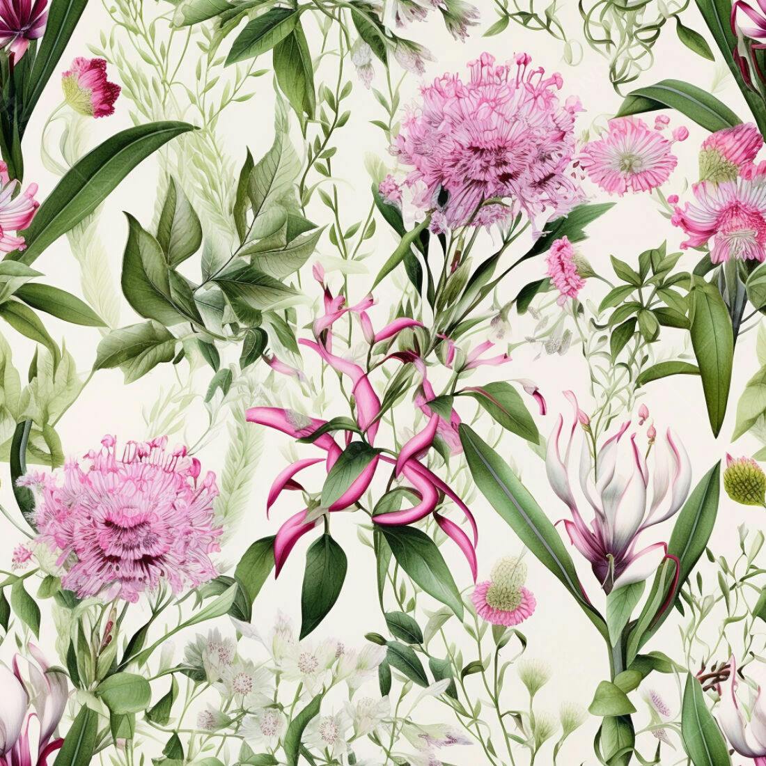 Textura floral romântica para papel de parede