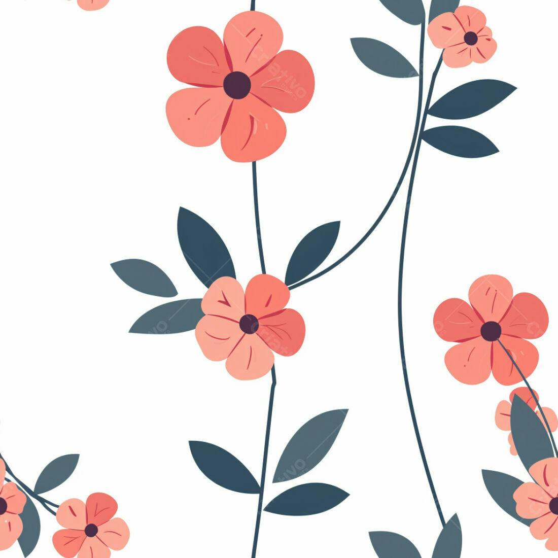 Textura floral cor de rosa para papel de parede
