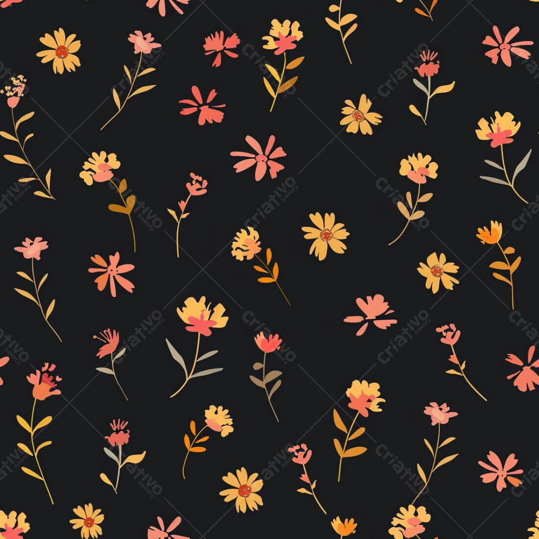 Textura floral romântica para papel de parede