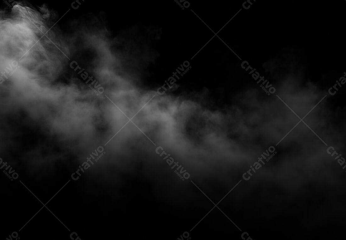 Textura Fumaça Negra para Fundo de Foto